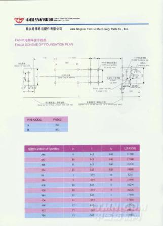 fa502系列细纱机