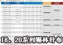 18、20系列锡林针布