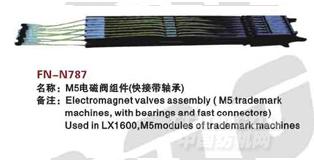 FN-N787  M5电磁阀组件（快接带轴承）