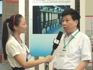 访上海太平洋纺织机械成套设备有限公司副总经理陈鹰