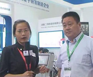 新型高性能锭子，展会现场独领风骚