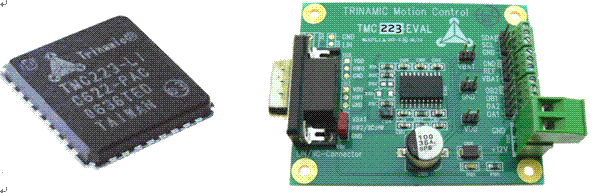 tmc223-集成2相步进电机控制驱动功能芯片问世