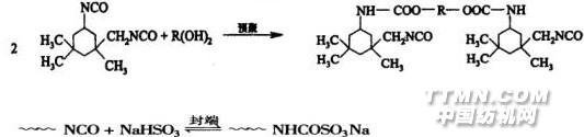 1·2 聚氨基甲酰磺酸酯的制备[4] 将聚醚多元醇于11o℃抽真空